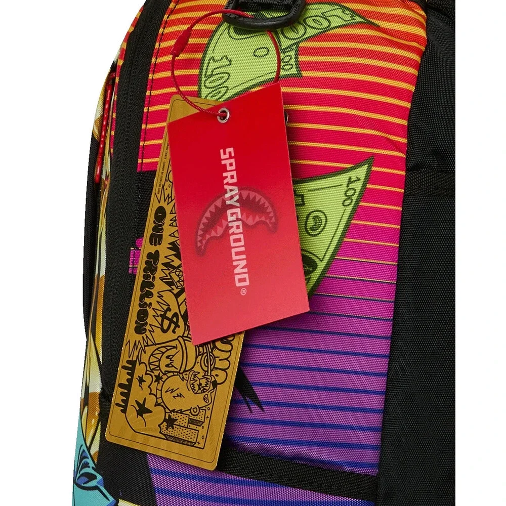 Sprayground Diablo Money Maker Backpack Unisex Multi Shoulder Strap bag SPR367